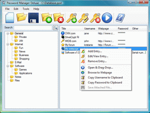 Password Manager Deluxe