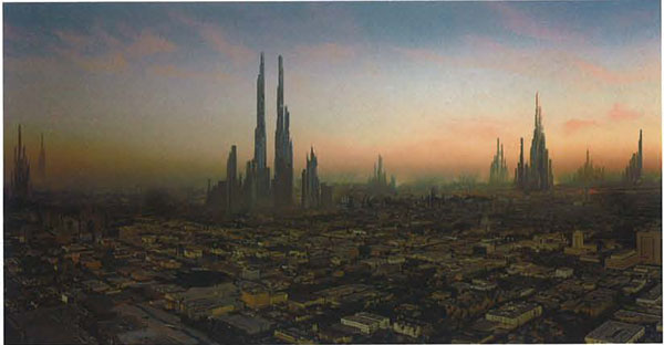 Matte painting:  