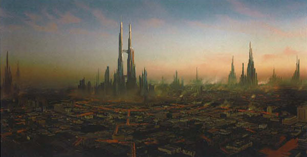 Matte painting:  