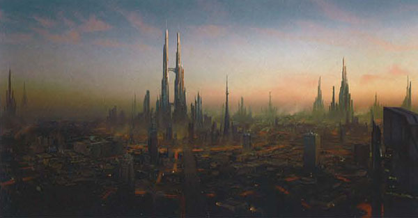 Matte painting:  