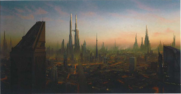 Matte painting:  