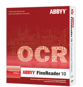 Fine Reader 10 Professional Edition Box