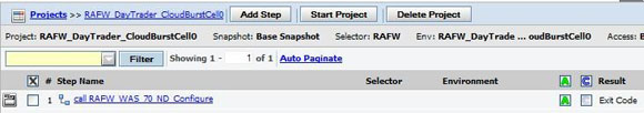 Automatically generated Rational Automation Framework for WebSphere project