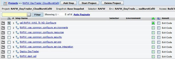 The updated Rational Automation Framework for WebSphere project