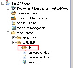  2.  WEB-INF/lib