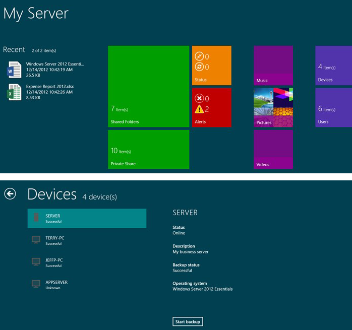 Microsoft   My Server      Windows 8