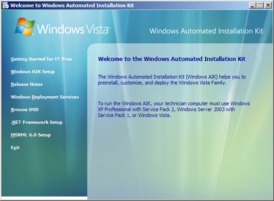  Windows Automated Installation Kit