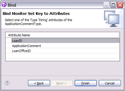Bind an attribute to a key