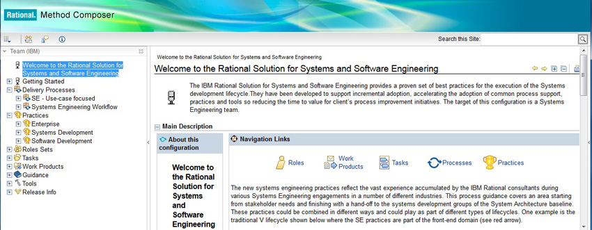 Welcome page for Systems and Software Engineering