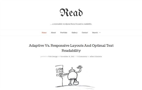 read-wordpress-theme