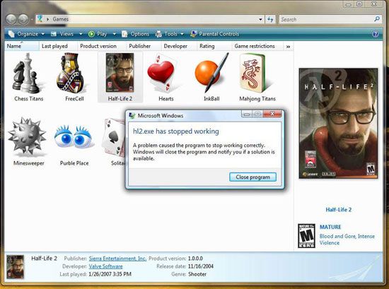 Half-Life 2  Windows Vista