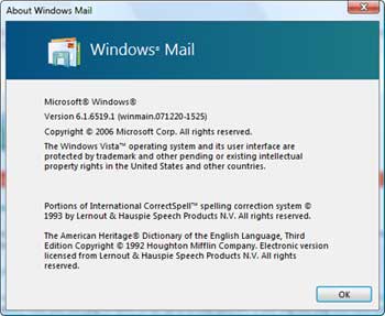 Windows Mail Windows Seven